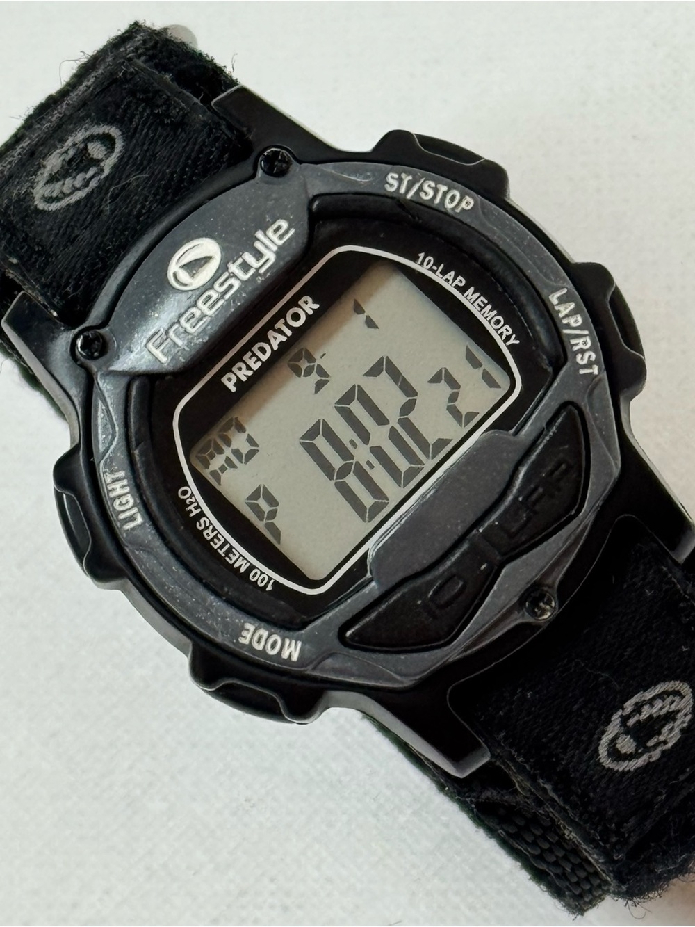 Vintage Freestyle Predator Fast Strap Men's Digital Watch Gray Black 7210119